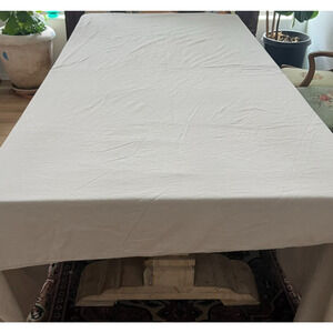 Bedsure Full Queen Duvet Cover & Pillow Cases Set of 2 Beige Cotton Linen Blend